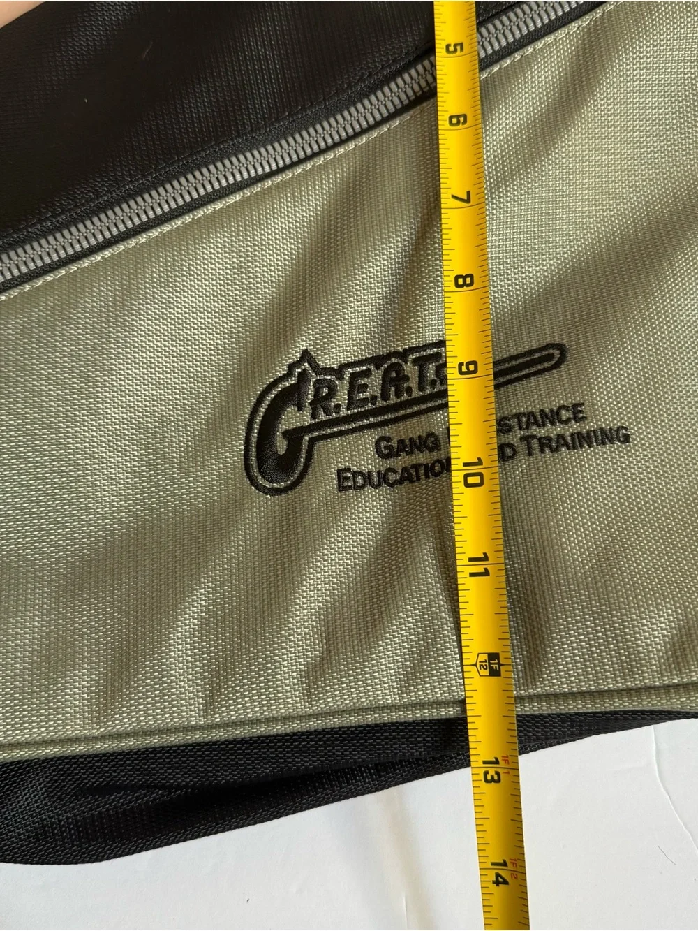Vtg GREAT Gang Resistance Training Gemline Messenger Laptop Bag Briefcase